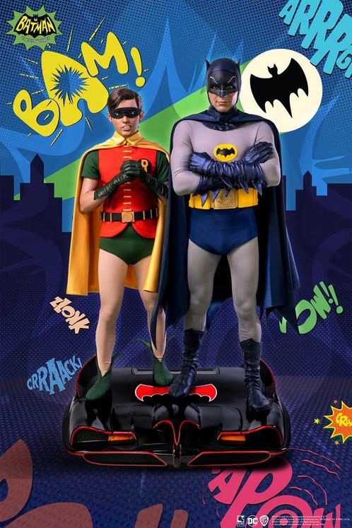 DC Comics Batman 1966 1/4 Statue Batman & Robin 52 cm, Verzamelen, Film en Tv, Ophalen of Verzenden