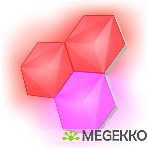 Trust GXT 903 VYBZ RGB Hexagon Light Panels 3-Pack, Computers en Software, Computerbehuizingen, Nieuw, Verzenden