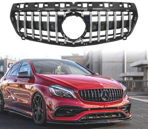 CALANDRE MERCEDES A W176 12-15 GTR NOIR CHROMÉ A45 GT-R PANA, Auto-onderdelen, Carrosserie, Verzenden