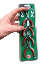 Set van 4 microtangen voor knutselen en hobbys, Verzenden, Nieuw