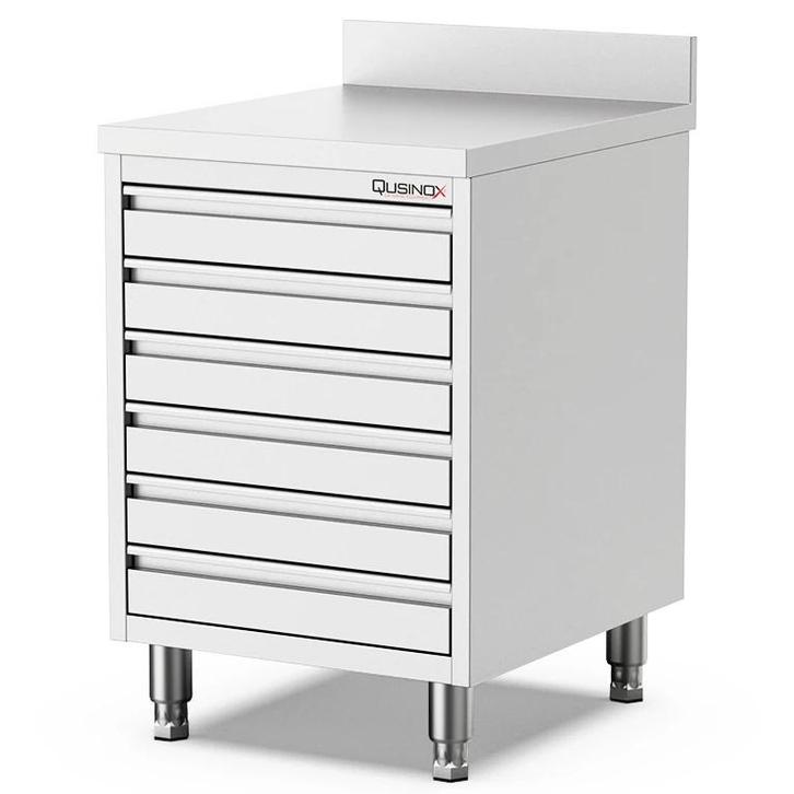 Pizzawerktafel | 700 LINE | RVS | 6 Deegladen (EN600x400) |, Zakelijke goederen, Horeca | Keukenapparatuur, Nieuw in verpakking