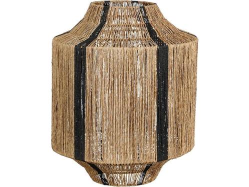 Mica Decorations Liliano Lantaarn - H51 x Ø40 cm - Jute -, Huis en Inrichting, Woonaccessoires | Kandelaars en Kaarsen, Nieuw
