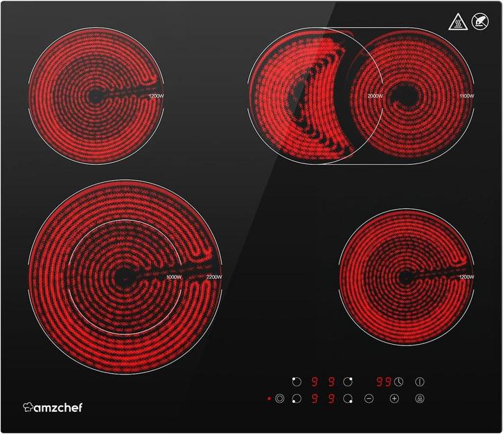 AMZCHEF Braadzone Kookplaat | OP = OP | Slimme Timer, Electroménager, Cuisinières, Envoi