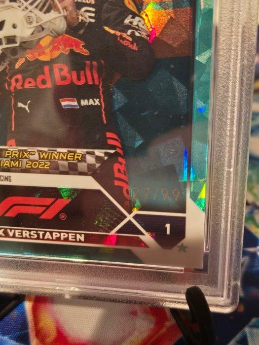 2023 Sapphire Edition F1 Aqua /99 Topps Chrome F1 Max, Verzamelen, Stickers