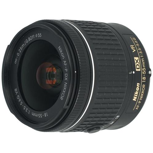 Nikon AF-P 18-55mm F/3.5-5.6G DX VR occasion, Audio, Tv en Foto, Foto | Lenzen en Objectieven, Zo goed als nieuw, Verzenden