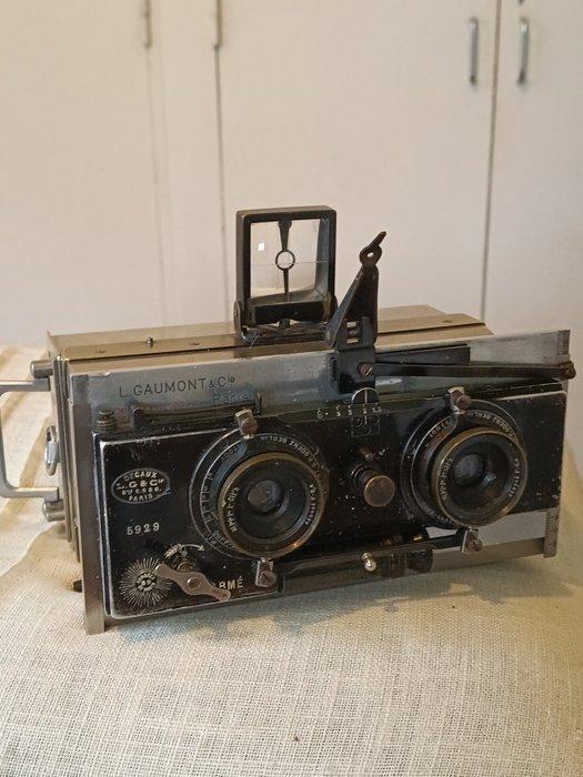 Gaumont Stéréo grand Prix 1900 Stereocamera, Verzamelen, Foto-apparatuur en Filmapparatuur