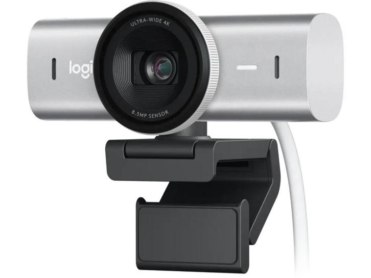 Logitech MX Brio - Ultra HD 4K Webcam - 30 fps - Grijs, Computers en Software, Webcams, Zo goed als nieuw, Verzenden