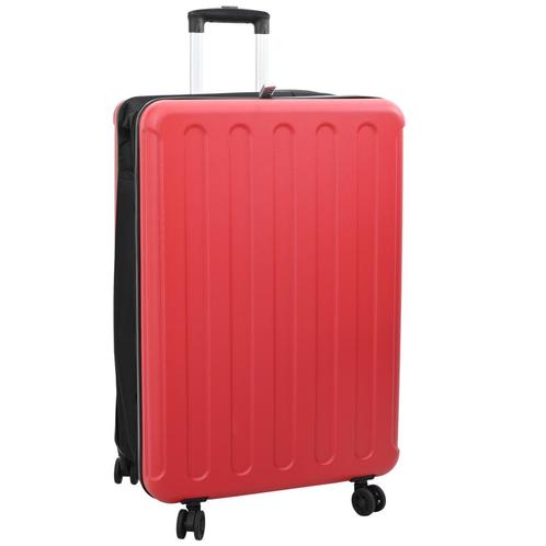 vidaXL Vouwkoffer Hard Shell 28 Rood 50x30x76 cm ABS, Handtassen en Accessoires, Koffers, Nieuw, Verzenden