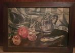 Europese school (XX) - Bodegon cubista, Antiek en Kunst