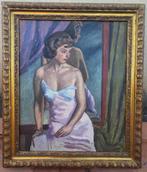 École européenne (XX) - La bailarina - NO RESERVE, Antiek en Kunst, Kunst | Schilderijen | Klassiek