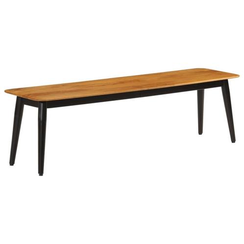 vidaXL Bankje 160x40x45 cm massief mangohout en ijzer, Huis en Inrichting, Stoelen, Nieuw, Verzenden