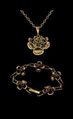Bronze, Hannu Ikonen - Ensemble de bijoux 2 pièces, Antiek en Kunst