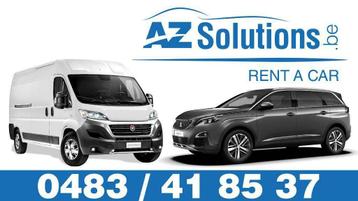 AZRental.be | 39€ -50% Location Camionnette 02/330.09.37