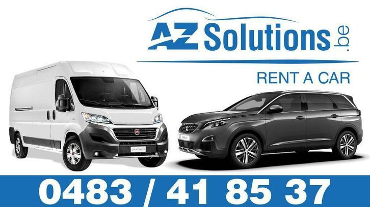 AZRental.be | 39€ -50% Location Camionnette 0484/08.52.37, Diensten en Vakmensen, Verhuur | Auto en Motor