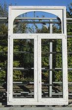 pvc raam , chassis van 132 x 219  wit / antraciet, Raamkozijn, Ophalen of Verzenden