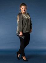 Blouse glans Yesta 66cm maat 54/56, Verzenden, Nieuw