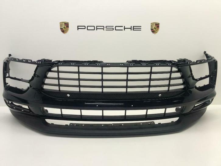Porsche Macan 2020 (MK II) ORIGINELE voorbumper/gril/spoiler, Auto-onderdelen, Carrosserie, Gebruikt, Porsche, Voor, Bumper, Ophalen