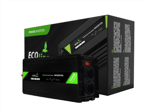 Omvormer 12V Naar 220V/230V - 3000w  - Gemodificeerde sinus, Auto-onderdelen, Elektronica en Kabels, Nieuw, Verzenden