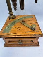 Zandloper - Hout, Messing, Glas - 20th eeuw - Model 17e Eeuw, Antiek en Kunst