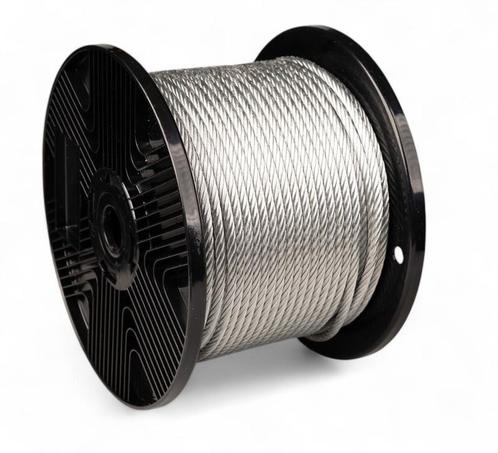 Staalkabel 2 mm - 500 meter op haspel, Tuin en Terras, Overige Tuin en Terras, Verzenden