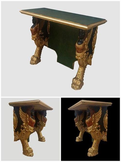 Console - Bois - Console - 1850/1900 Ca, Antiek en Kunst, Antiek | Meubels | Stoelen en Sofa's