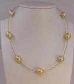 Halsketting - 18 karaat Geel goud, ALGT-gecertificeerde, Handtassen en Accessoires, Kettingen, Nieuw