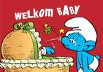 De Smurfen Welkom Baby Postkaart, Ophalen of Verzenden, Nieuw