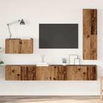 vidaXL Tv-meubelset 4 pcs Oud hout 30,5 x 30 x 110 cm, Verzenden, Nieuw