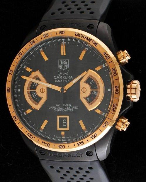 TAG Heuer - Grand Carrera - Automatic Chronometer - Calibre, Handtassen en Accessoires, Horloges | Antiek