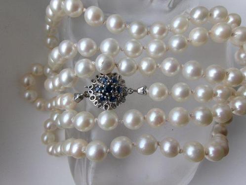Sans Prix de Réserve - Collier - 14 carats Or blanc, Perles, Handtassen en Accessoires, Kettingen