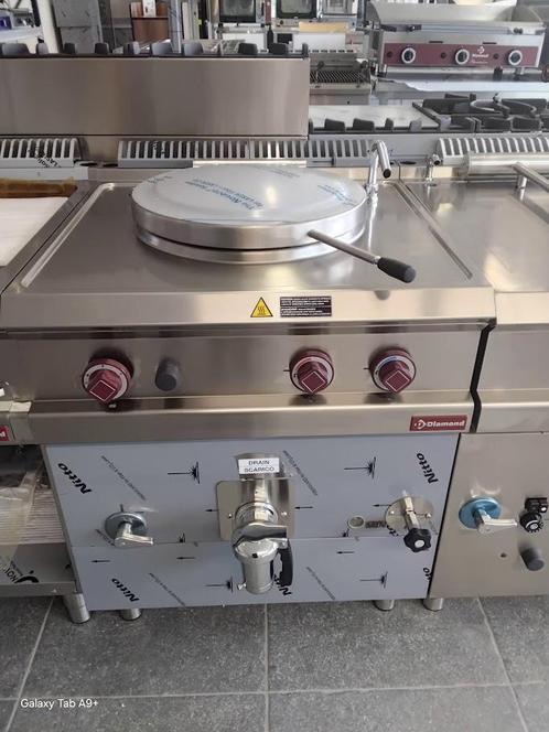 Professionele Ronde Gas Marmite 50L – Indirecte Verwarming, Zakelijke goederen, Horeca | Keukenapparatuur, Nieuw in verpakking