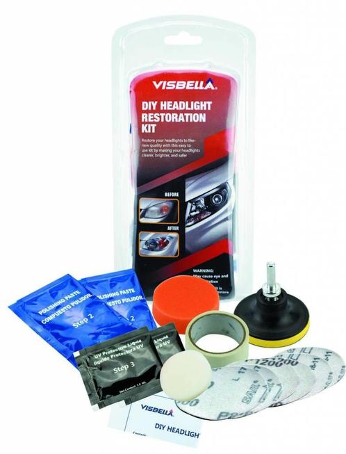 TM koplampen polijsten set compleet Blister, Auto diversen, Autogereedschap, Verzenden