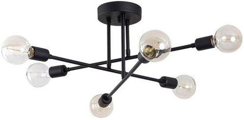 2eChoix | Opviq Flower - 174-AV Lustre noir, Huis en Inrichting, Lampen | Hanglampen, Ophalen of Verzenden