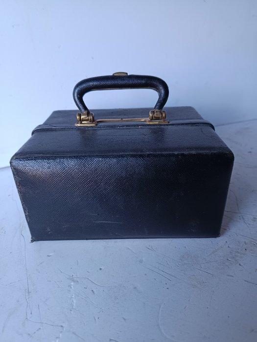 Doos - Leder, Antiquités & Art, Curiosités & Brocante