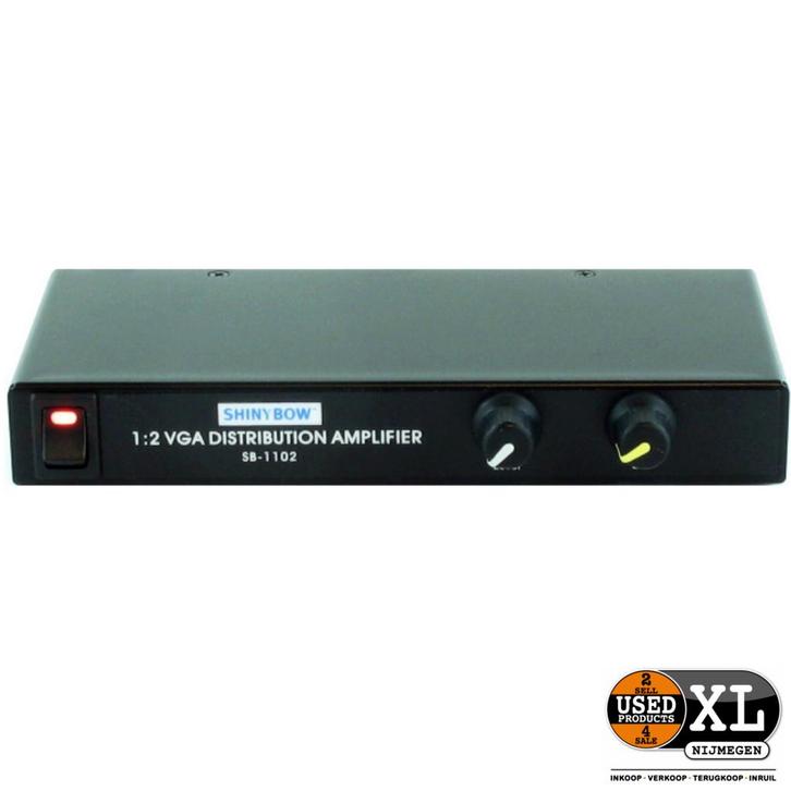 Shinybow SB-1102 VGA Splitter Versterker | Nieuw in Doos, Audio, Tv en Foto, Versterkers en Ontvangers, Nieuw, Ophalen of Verzenden