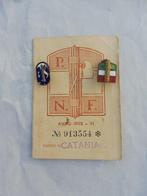 Italie - Médaille - Fascismo - Tessera 1928 e Distintivi PNF, Verzamelen, Militaria | Tweede Wereldoorlog