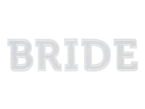 Strijk Embleem Bride 24cm, Hobby en Vrije tijd, Feestartikelen, Nieuw, Verzenden