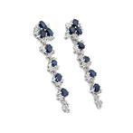 Zonder minimumprijs - Oorbellen Verguld Saffier - Topaas -, Handtassen en Accessoires, Oorbellen, Nieuw