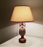 Tafellamp - Ananas ontwerp lamp 1960 - Gepatineerd messing