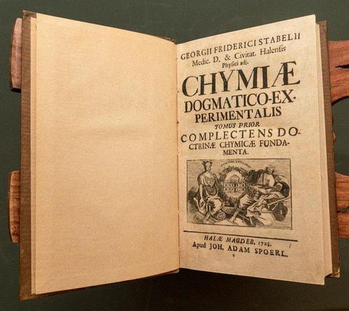 Georgii Friderici Stabelii - Chymiae, Antiek en Kunst, Antiek | Boeken en Manuscripten