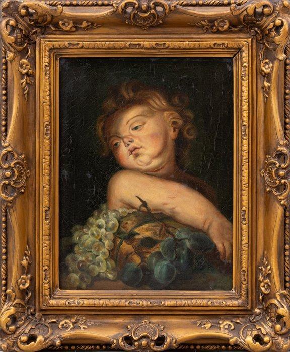 Flemish school (XIX) After Abraham Brueghel (1631 - 1690) -, Antiek en Kunst, Kunst | Schilderijen | Klassiek