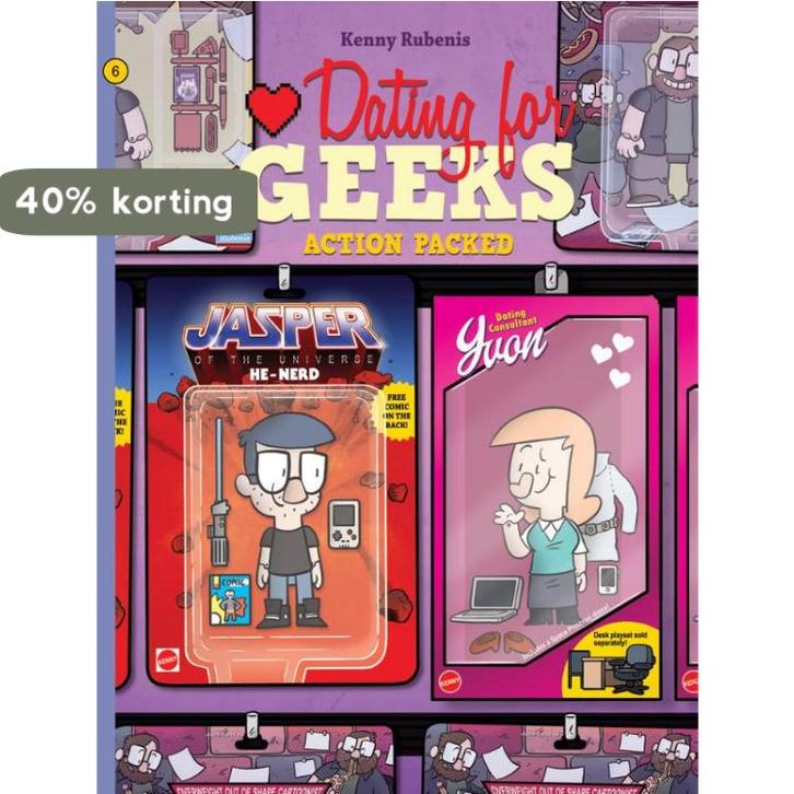Action packed / Dating for Geeks / 6 9789088865244, Boeken, Stripverhalen, Zo goed als nieuw, Verzenden