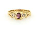 Zonder Minimumprijs - Ring - 18 karaat Geel goud - 0.50ct., Handtassen en Accessoires, Ringen, Nieuw