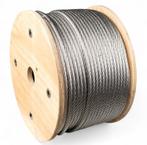 Staalkabel 8 mm 50 meter  verzinkt op rol, Tuin en Terras, Verzenden, Nieuw