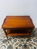 Serveerwagen - Hout, Messing, Glas - Klassieke serveerwagen, Antiek en Kunst