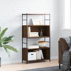 vidaXL Boekenkast 80x30x145,5 cm bewerkt hout en ijzer bruin, Verzenden, Nieuw