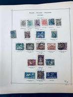 Wereld - Collectie Polen / CSSR op oude albumbladen, Gestempeld