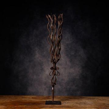 IJzeren munt uit Afrika, Mumuye - Chamba / Nigeria. -, Antiek en Kunst
