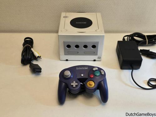 Nintendo Gamecube - Console - Pearl White - DOL-101 + Indigo, Games en Spelcomputers, Spelcomputers | Nintendo GameCube, Gebruikt