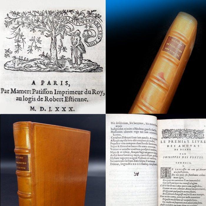 Philippe Desportes - Les Premieres Oeuvres - 1580, Antiek en Kunst, Antiek | Boeken en Manuscripten